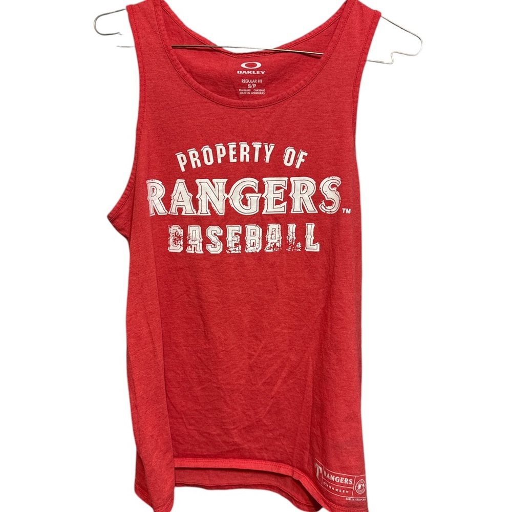 Oakley Red Athletic Tank Top